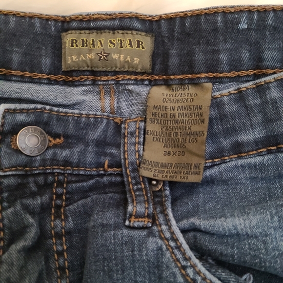 3 PAIRS Urban Star Relaxed Jeans 36Wx30L - Picture 5 of 11